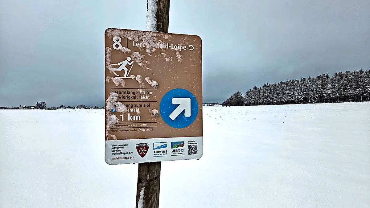 Reichlich Schnee in Albstadt-Tailfingen