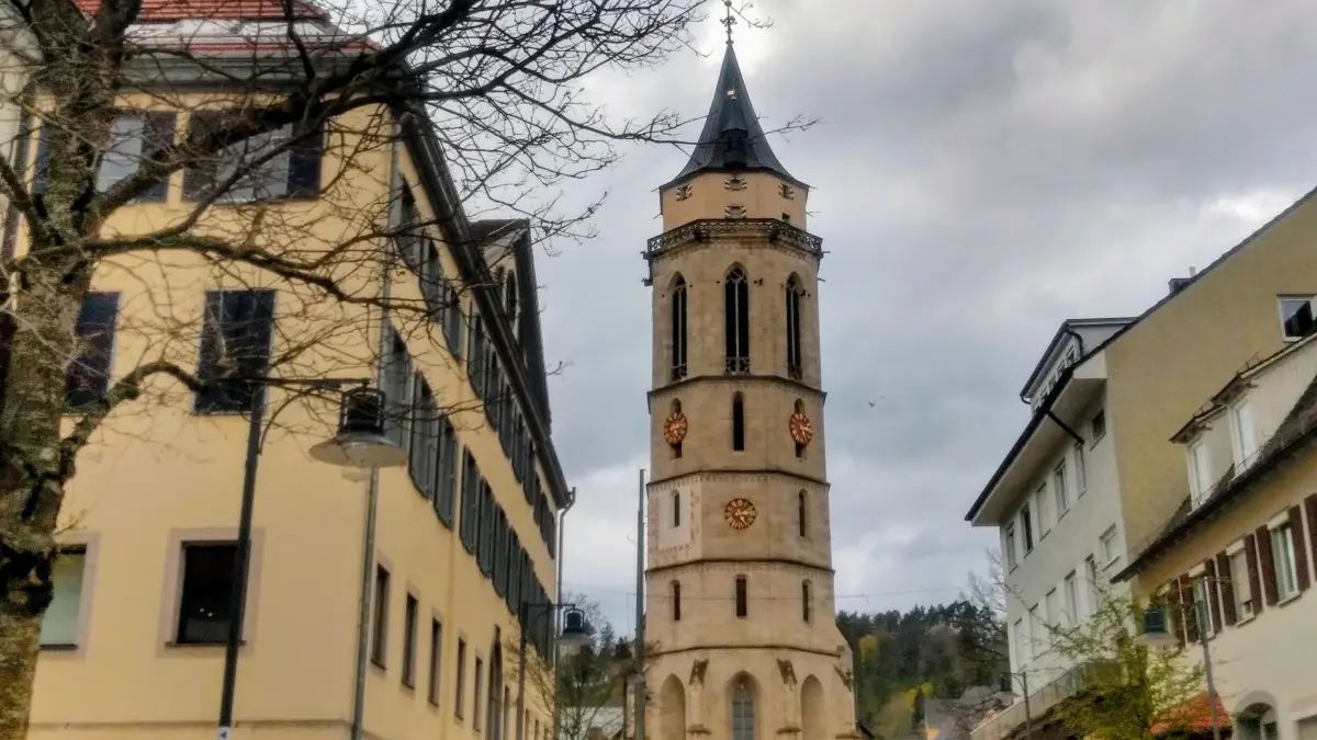 Aus Balingen nicht wegzudenken: die evangelische Stadtkirche. Landauf, landab prägen Kirchen das Ortsbild.
