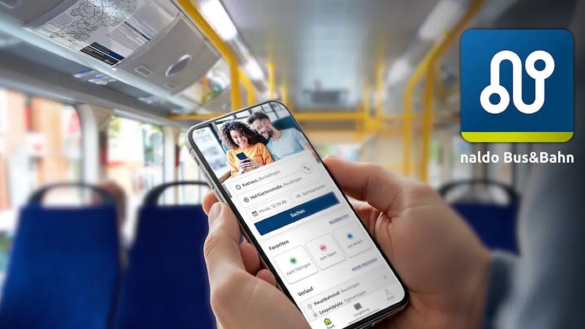 Die neue App "Naldo Bus&Bahn".