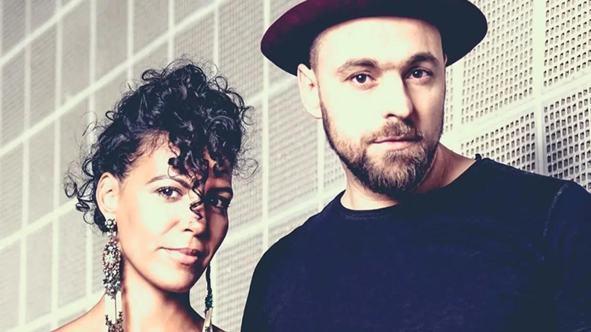 Marialy Pacheco und Max Mutzke haben ihren Auftritt unter das Motto "Unsere Nacht" gestellt.