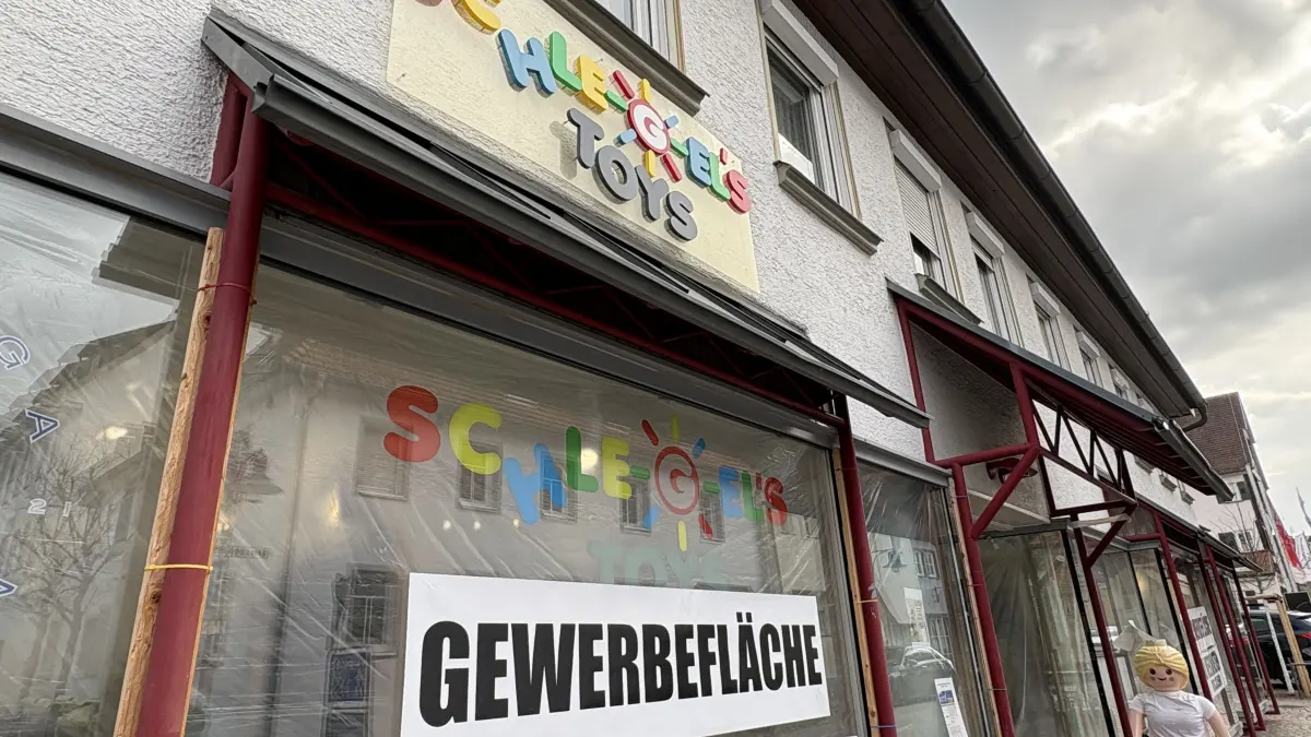 Schlegel Toys in Balingen: Seit wenigen Wochen hat das Geschäft geschlossen. Kurzzeitig wird es nochmals öffnen.