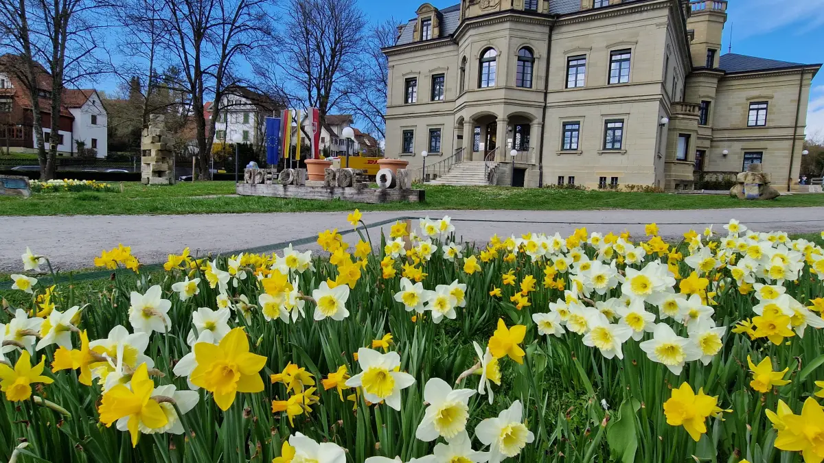 Das Rathaus im Schlosspark, Sitz der Gaildorfer Stadtverwaltung.