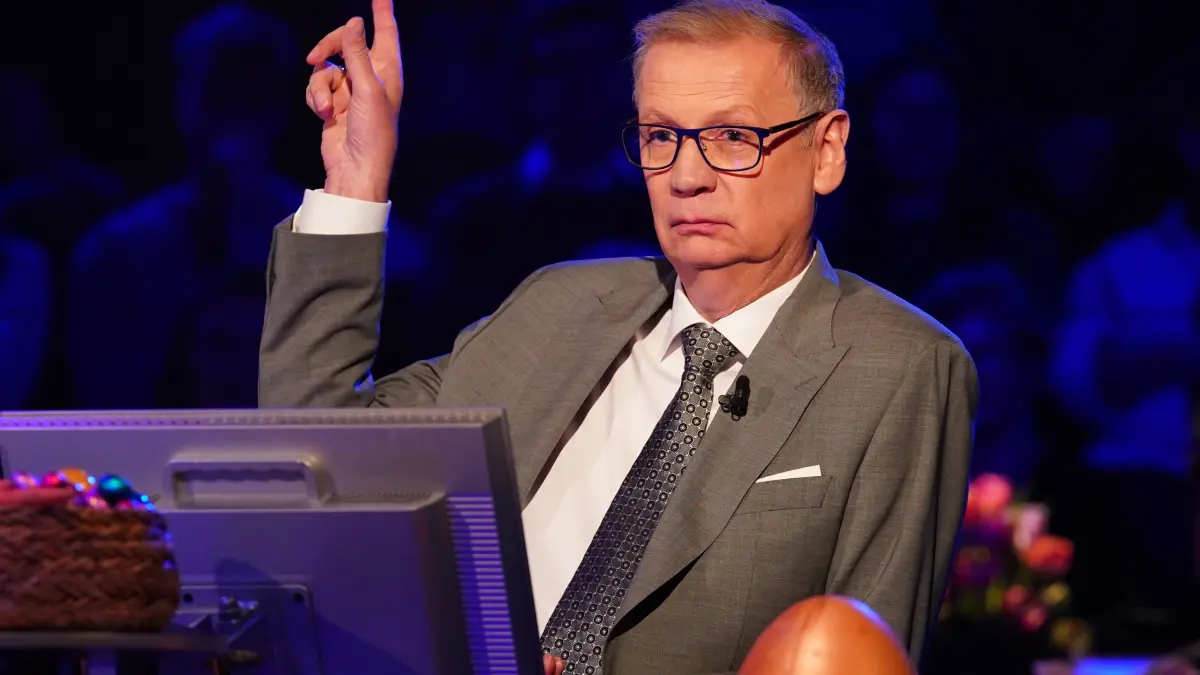 Günther Jauch beim großen Oster-Special von "Wer wird Millionär?" im Jahr 2024.