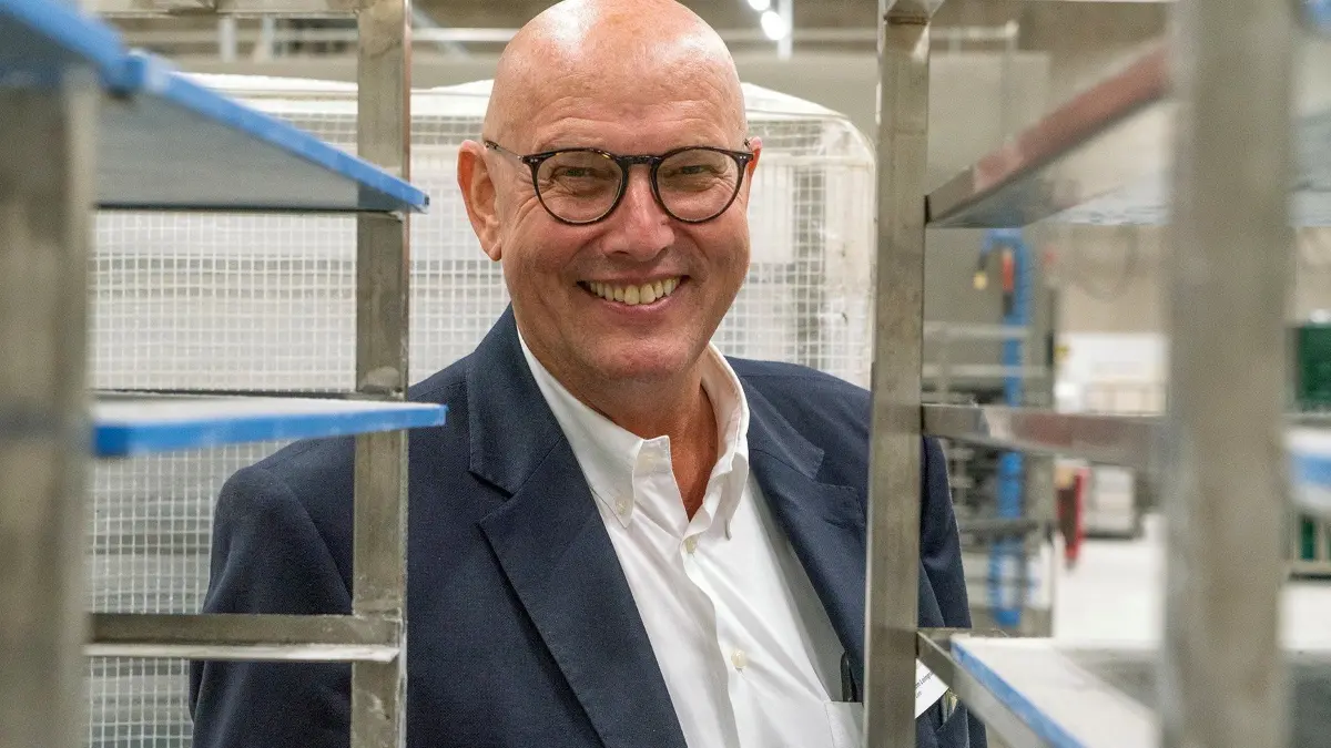 Hermann Leimgruber in der Backstube seiner neuen Bäckerei an der B27 in Tübingen.: Hermann Leimgruber in der Backstube seiner neuen Bäckerei an der B27 in Tübingen.