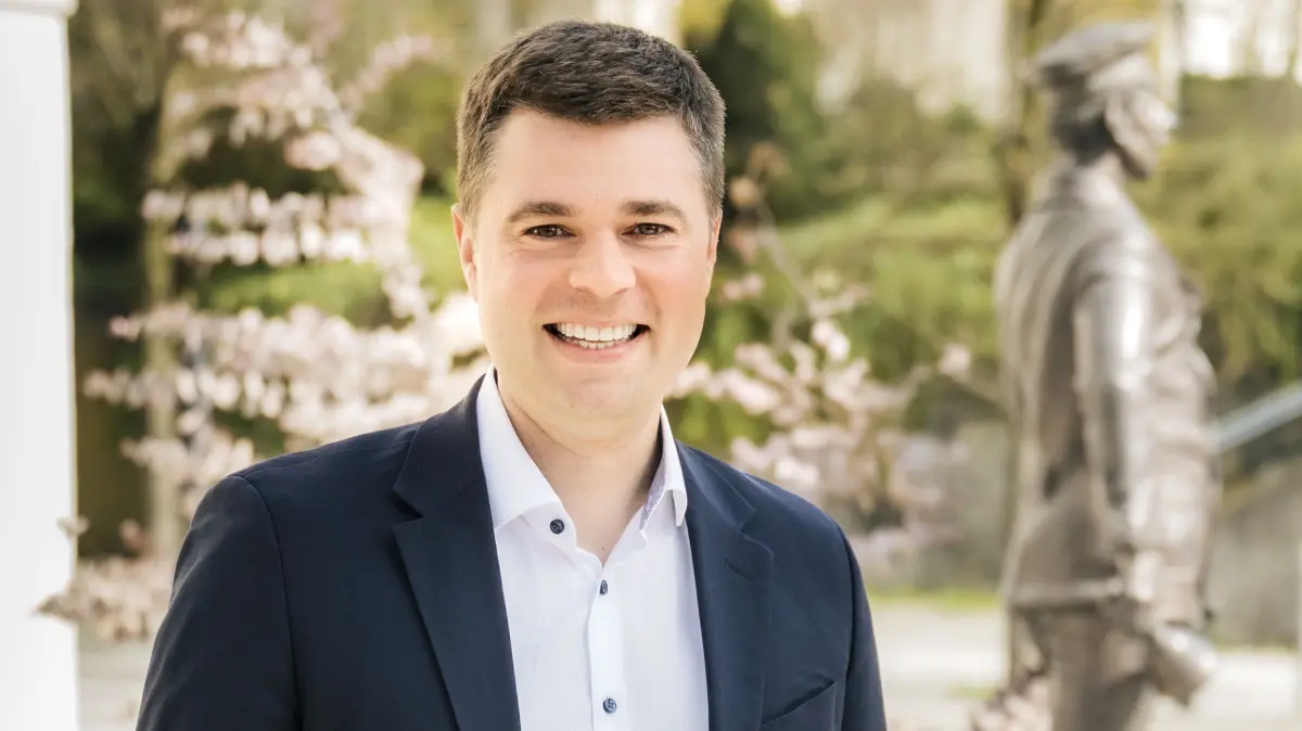 Schlierbach Bürgermeister Sascha Krötz Kandidat für zweite Amtszeit