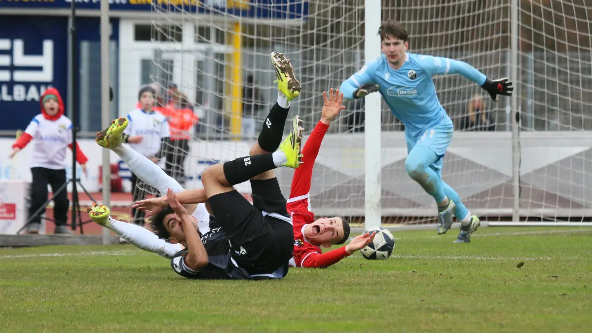 TSG Balingen gegen Sandhausen