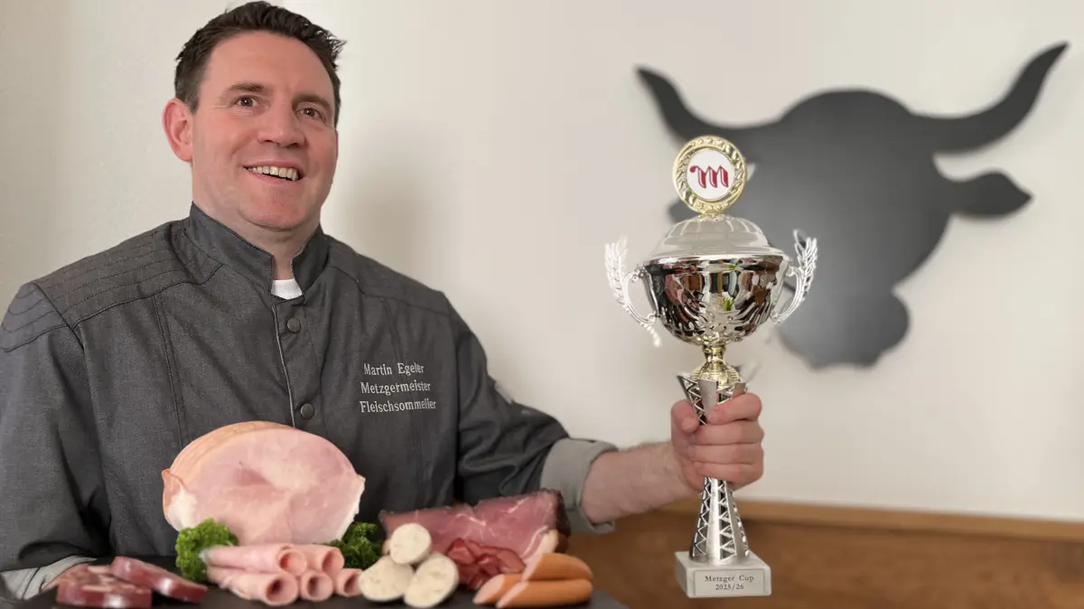 Martin Egeler mit dem Metzger-Cup