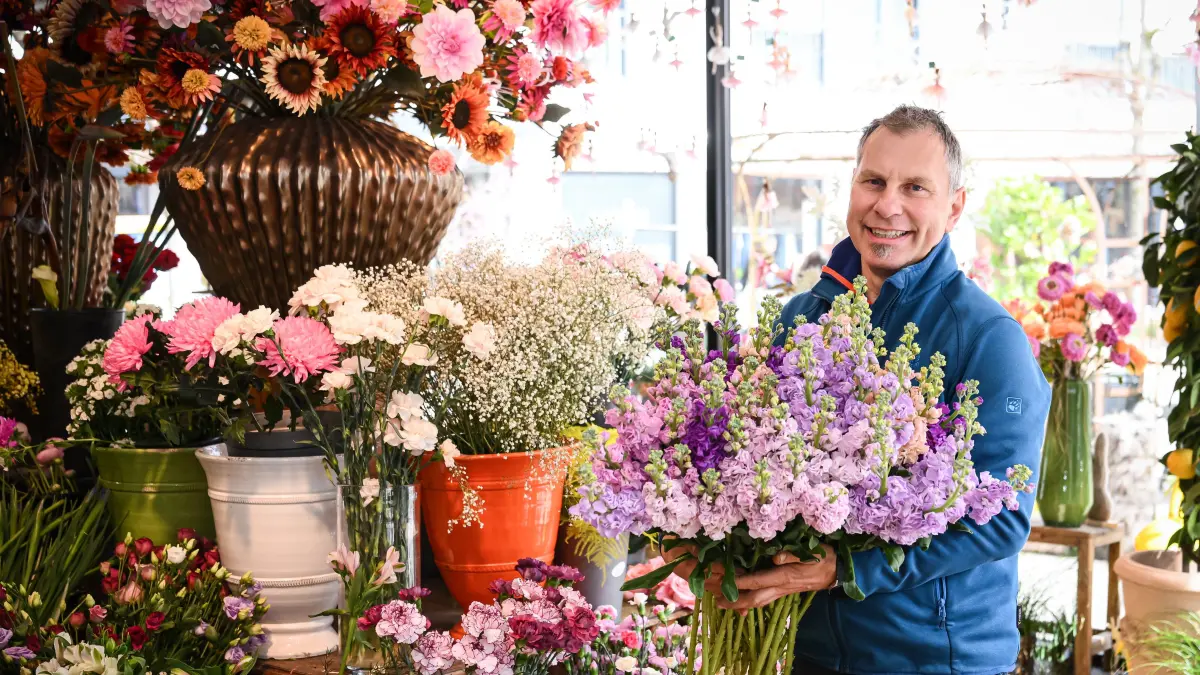 Blumenhaus Mueller, Robert Mueller: Horb (Kreis Freudenstadt) 04.04.2026
Blumenhaus Robert Mueller im Ladengeschaeft
FOTO: Pressefoto ULMER / Markus Ulmer
xxNOxMODELxRELEASExx