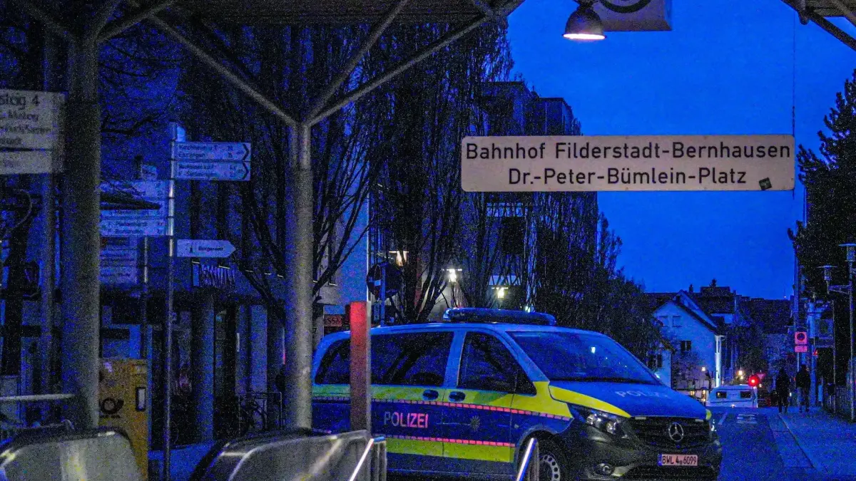 Schwerverletzter nach Angriff an S-Bahn in Filderstadt