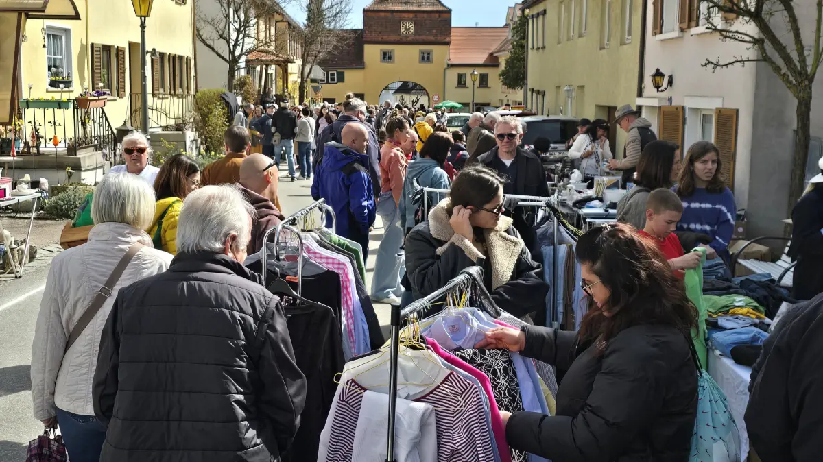 Bartenstein Ortsmitte Flohmarkt Ostern Montag Ostermontag