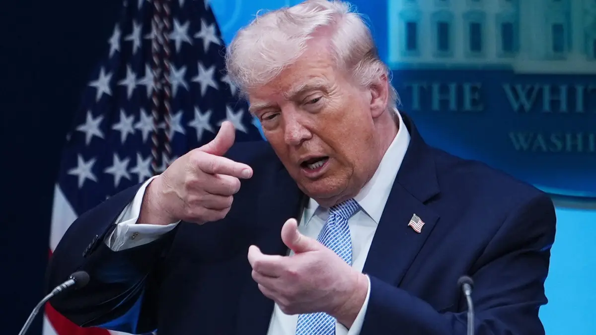 Feiert sich für ein Desaster: Donald Trump.