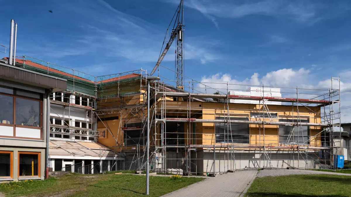 Baufortschritt Grund- und Werkrealschule Oberrot