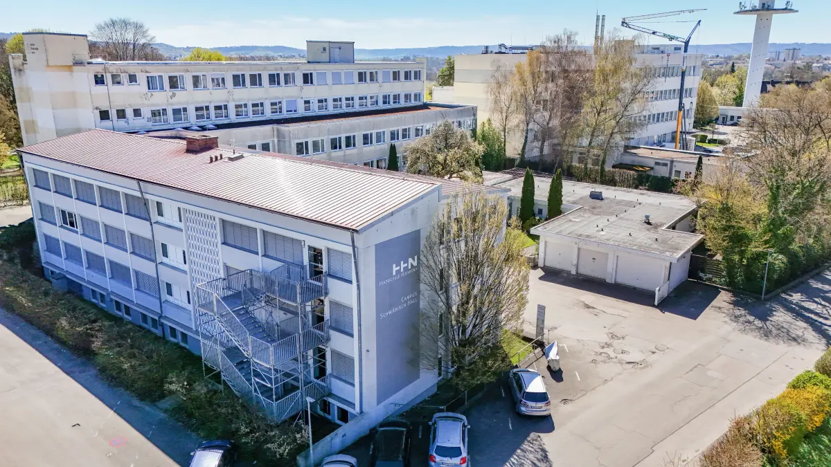 Gebäude der Hospitalstiftung in Schwäbisch Hall Hochschule Heilbronn, Campus Schwäbisch Hall - Herrenäcker