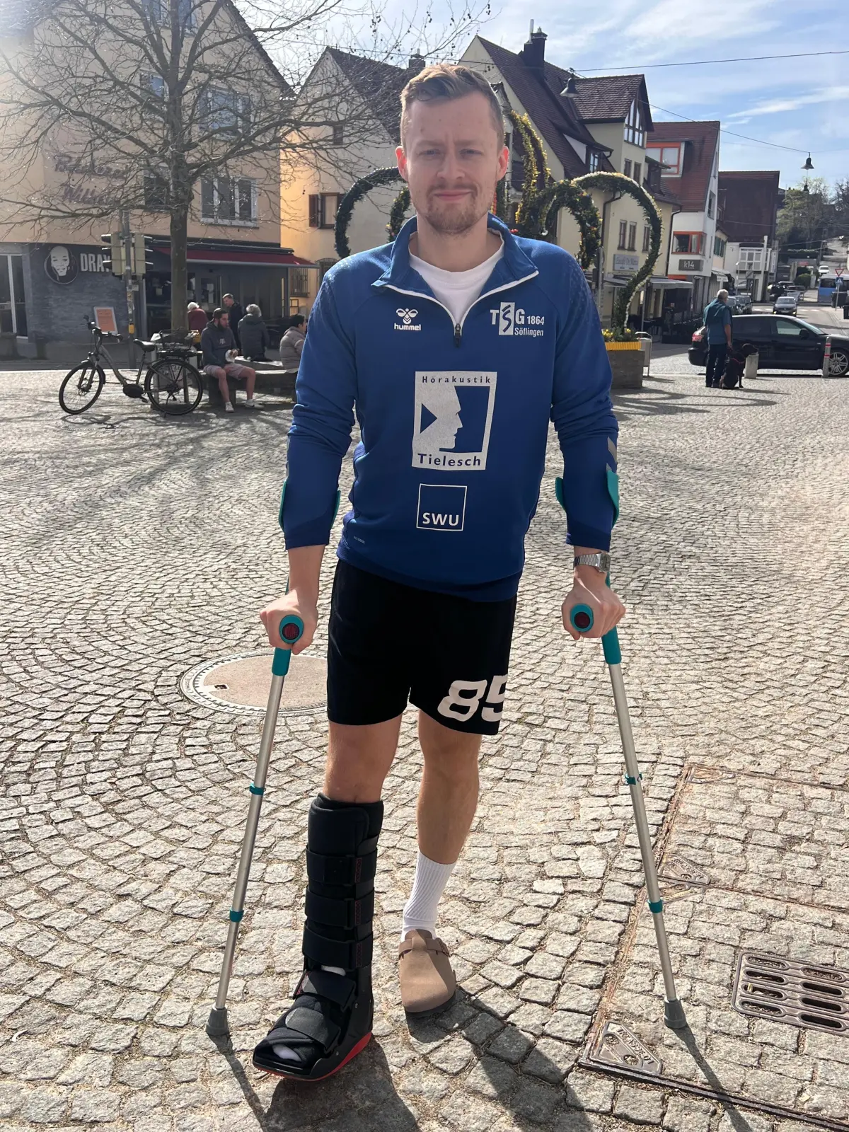 Handballer Fabian Kotas von der TSG Söflingen.