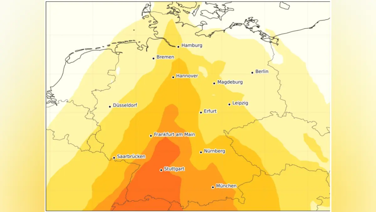 Luftverschmutzung und Saharastaub laut Wetterportal "Wetterblick": Höhepunkt wohl am Sonntag.
