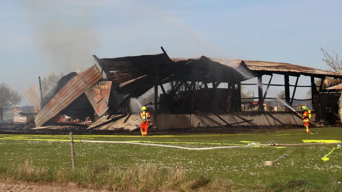 Brand in Bühlerzell-Wurzehlhof