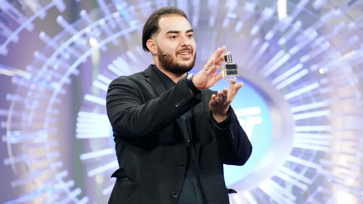 Muhammed Majed hat den „Duft der Gewinner“ dabei.