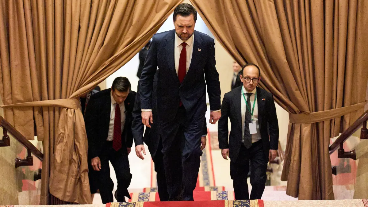 US-Vize-Präsident JD Vance in Islamabad, wo die Friedensgespräche mit dem Iran vorerst erfolglos endeten.