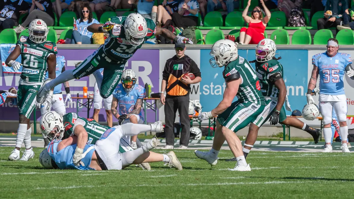 American Football Saison 2026 Testspiel Schwäbisch Hall Unicorns - Calgary Gators 14:28