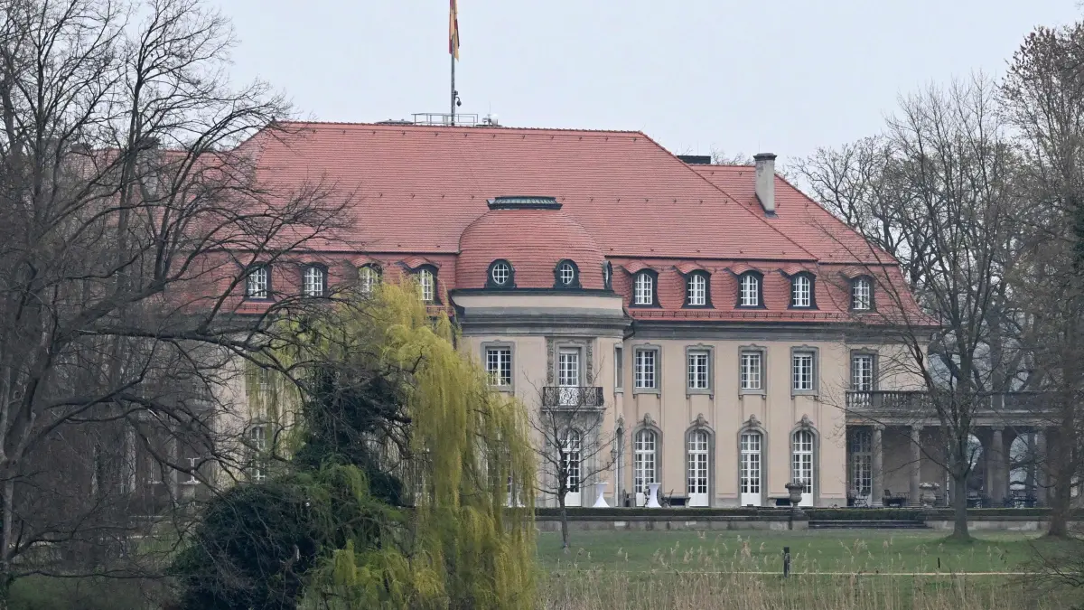 In der Villa Borsig in Berlin einigte sich die Koalition ihren Sprit-Kompromiss.