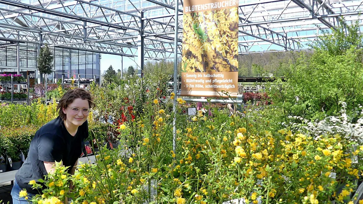Karla Bazle, Jungchefin vom Gartencenter Bazle aus Göppingen