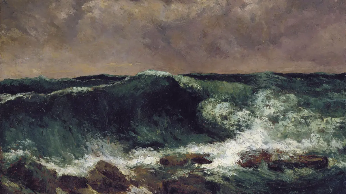 Gustave Courbet: Die Woge, 1869