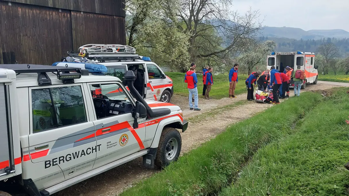 Einsatz der Bergwacht: Wanderin gestürzt und ins Krankenhaus gebracht