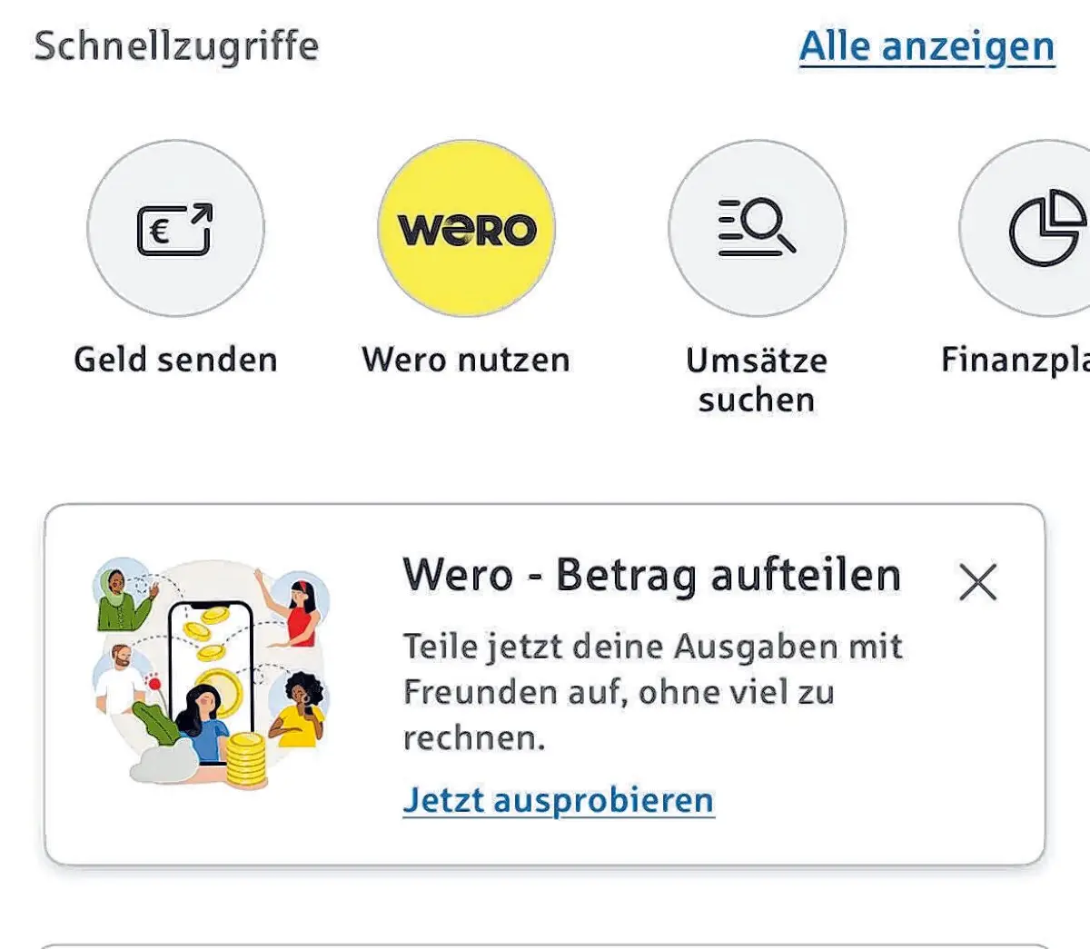 Kinderleicht und unkompliziert: Wero, das neue Bezahlsystem ist als App bereits vorinstalliert. ⇥Foto: Andreas Brücken