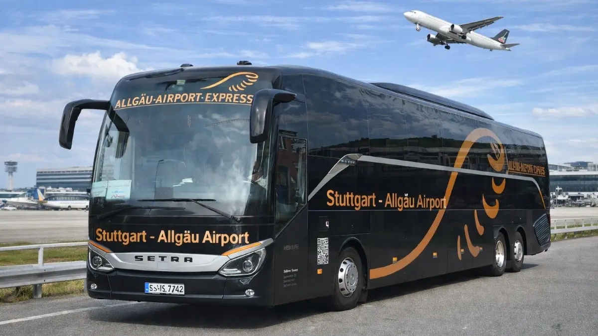 Ab 1. Juni mit dem Allgäu Airport Express täglich von Ulm zum Flughafen Memmingen und zurück