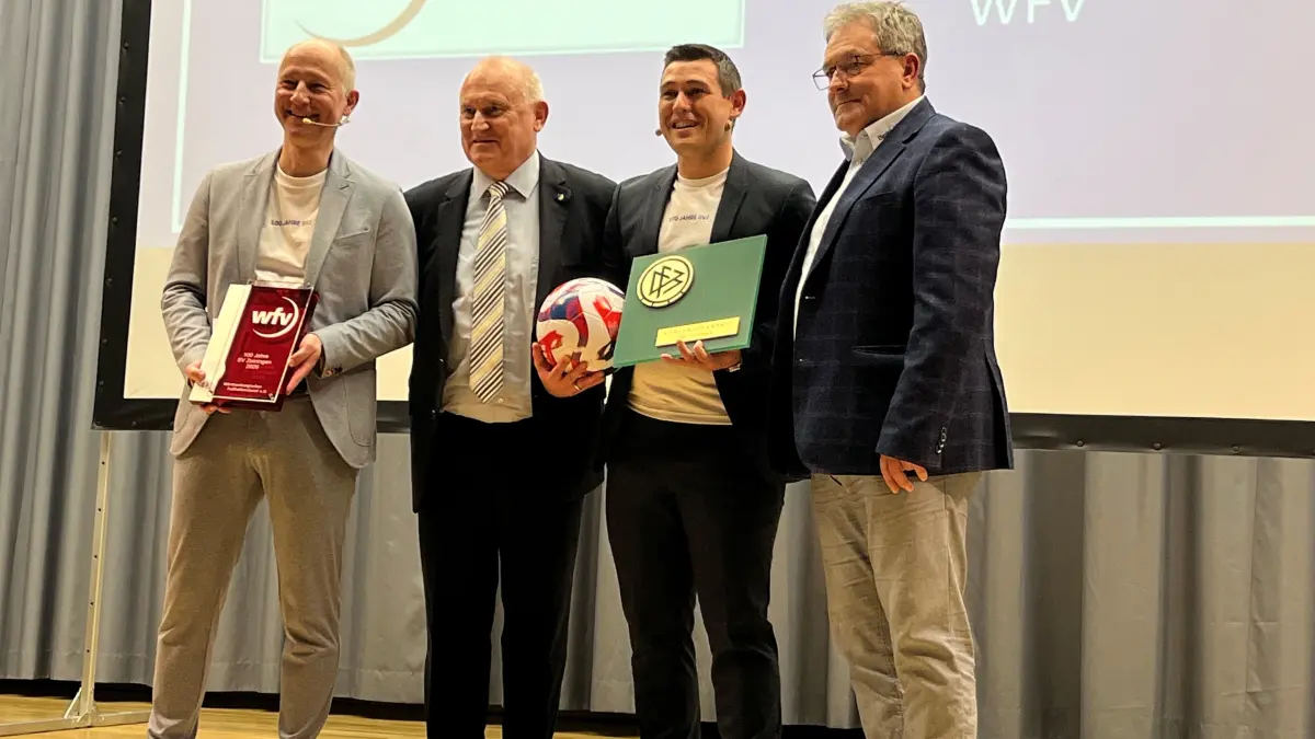Ehrungen beim Jubiläumsabend des SV Zainingen