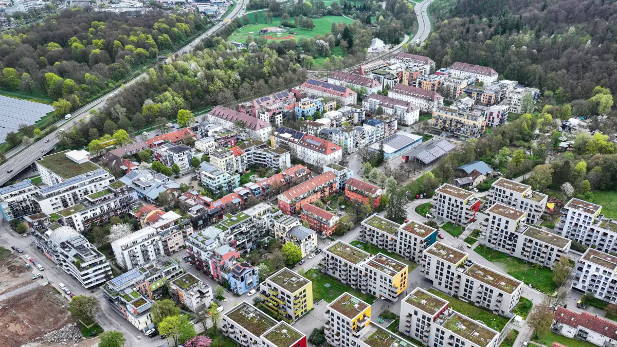 Stadtteil Tübingen, Französisches Viertel, Wennfelder Garten, B27, B28, Bebauung, Neubaugebiet, Mehrfamilienhaus, Wohnen, Miete, Grundsteuer, Grundstück, Wohnungssuche, Mietpreis