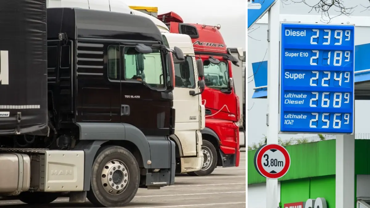 Die Speditionen der Region ächzen unter den hohen Dieselpreisen.