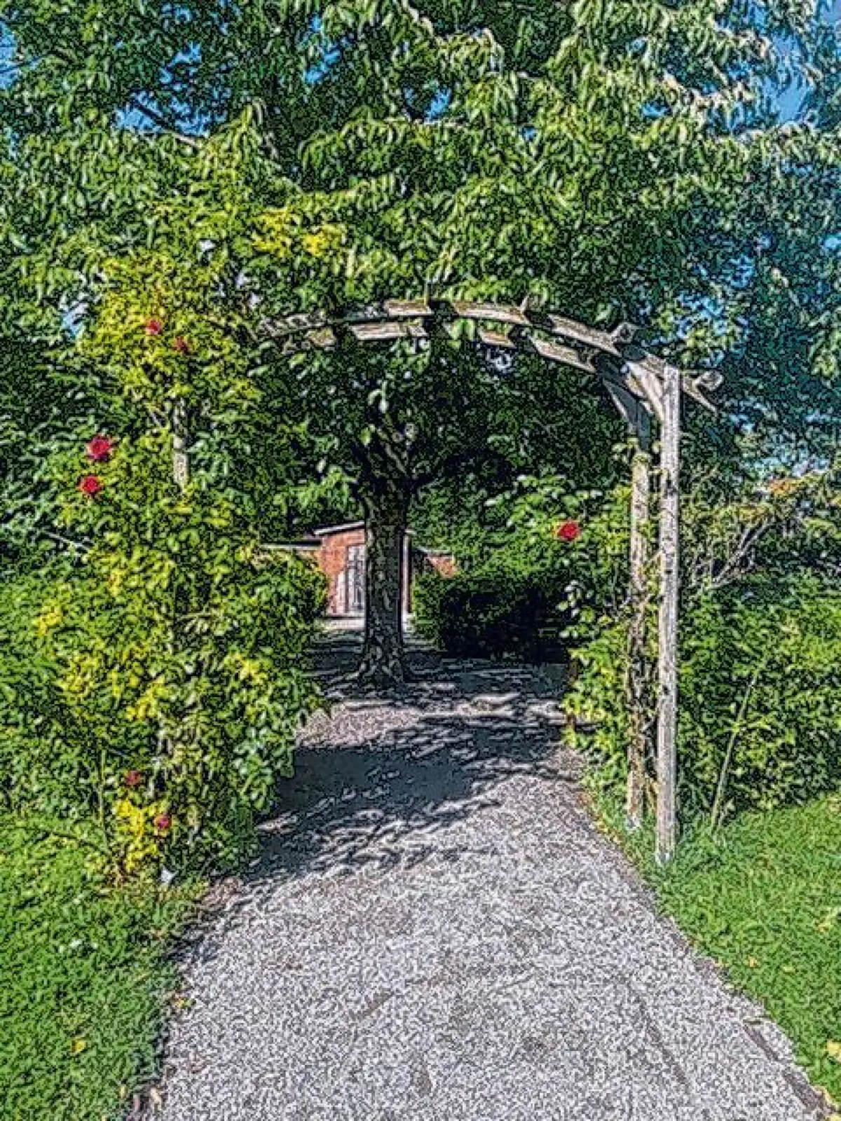 Eine grüne Oase mitten in Lehr mit Platz für Kultur.⇥Fotos: privat