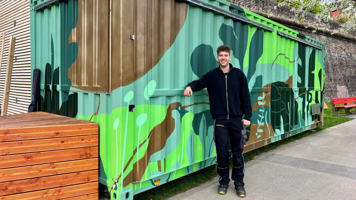 Der Ulmer Spatz ist nun auch auf der Ulmer Uferbar zu finden