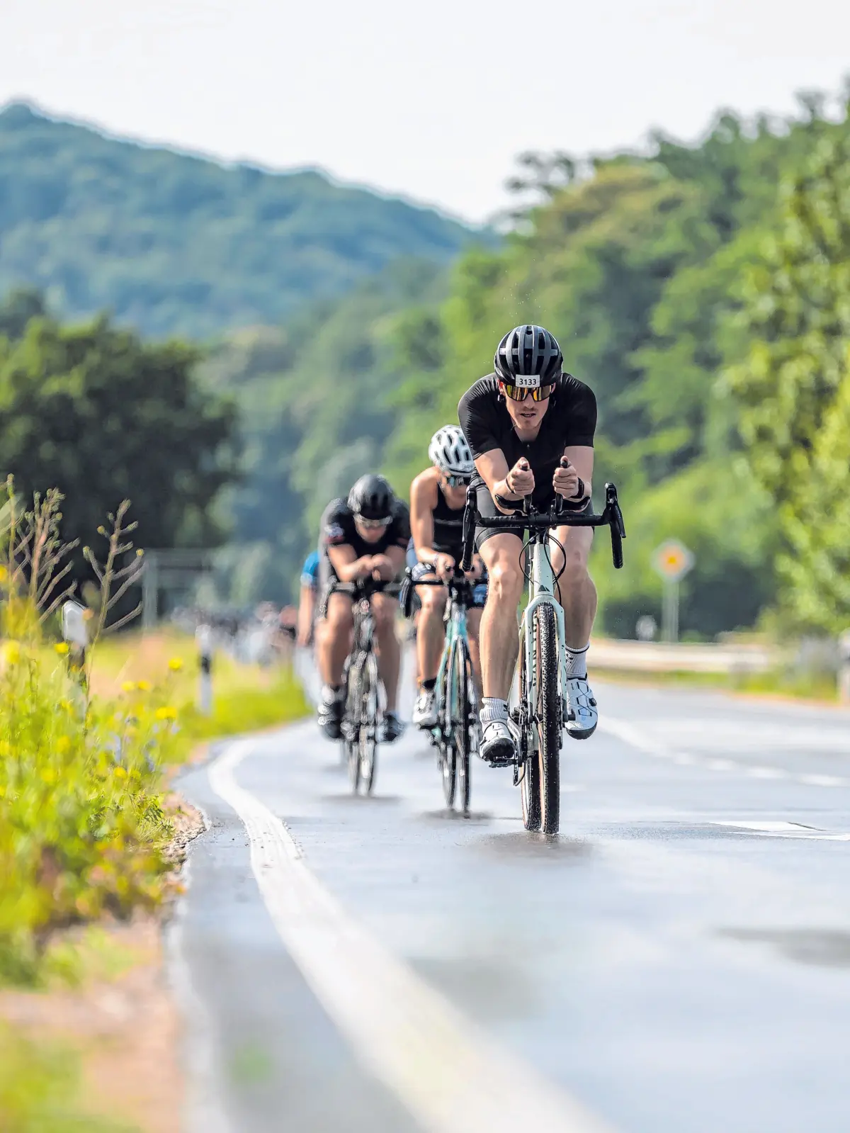 Mey Generalbau Triathlon Tübingen 2025.⇥Silas Stein