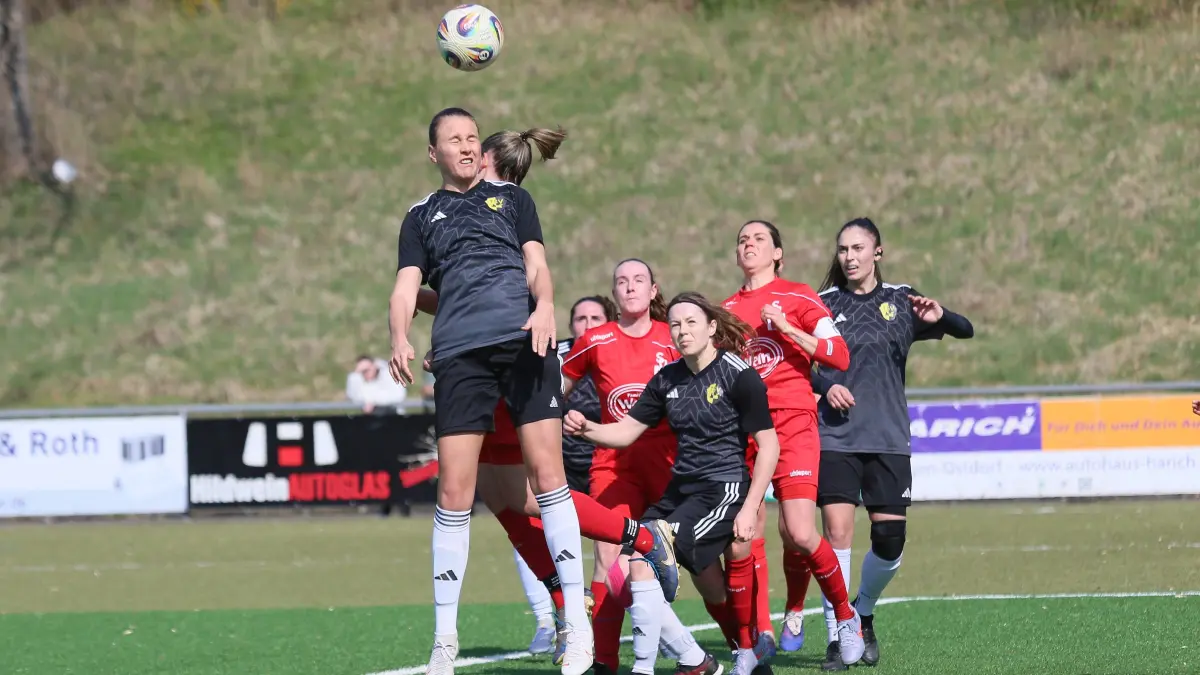 Voller Einsatz: Im direkten Duell im Tabellenkeller der Frauen-Verbandsliga trifft der TSV Frommern auf am Sonntag (19. April) auf den TV Jebenhausen.