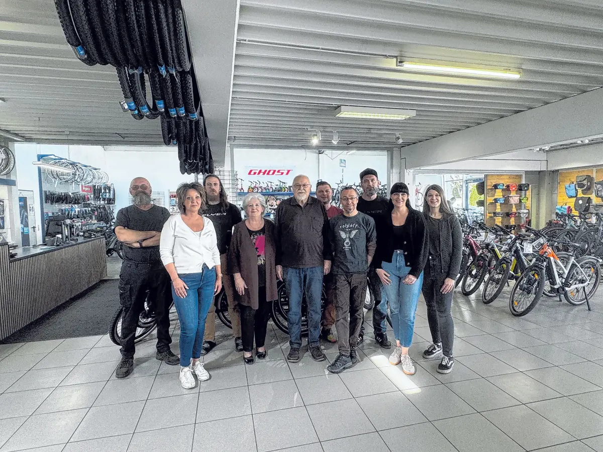 Das zehnköpfige Team von 2-Rad Kohl lässt keine Kundenwünsche offen. ⇥Fotos: Sabrina Hartmann