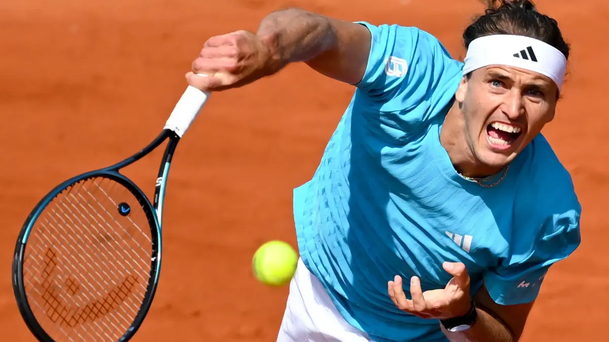 Tennis: ATP-Tour - München: 17.04.2026, Bayern, München: Tennis, Männer, ATP-Tour, Einzel, Viertelfinale. Zverev (Deutschland) - Cerundolo (Argentinien): Alexander Zverev in Aktion. Foto: Sven Hoppe/dpa +++ dpa-Bildfunk +++