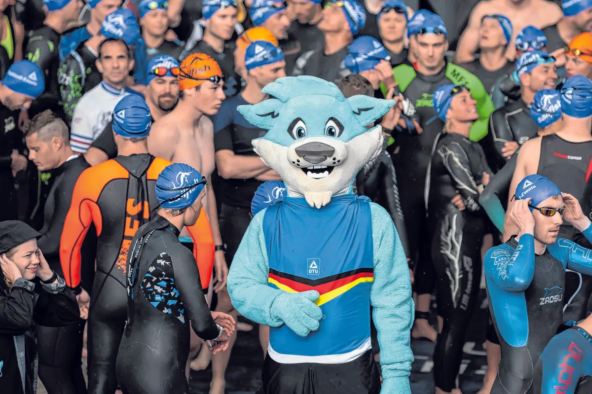 Mey Generalbau Triathlon Tübingen 2025.⇥Silas Stein