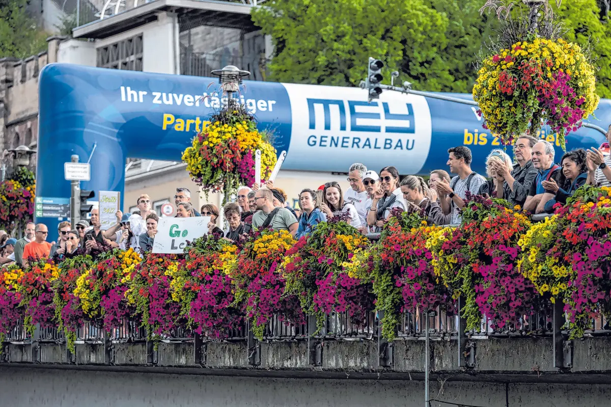 Mey Generalbau Triathlon Tübingen 2025.⇥Silas Stein