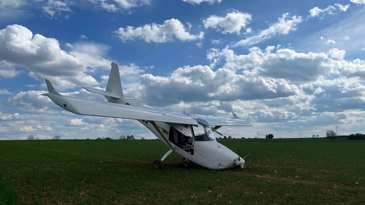 Am Samstagmittag verunglückte ein Leichtflugzeug in Horb.