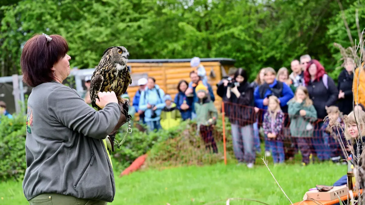 Heiningen, Greifvogelzentrum: Tag der offenen Tür