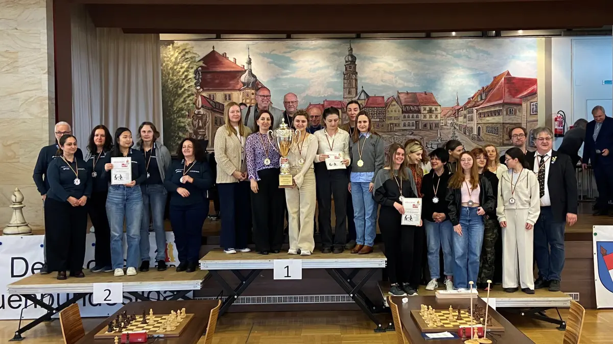 Schach Bundesliga der Frauen zentrale Endrunde in Bad Königshofen 2026 SK Schwäbisch Hall Deutscher Meister