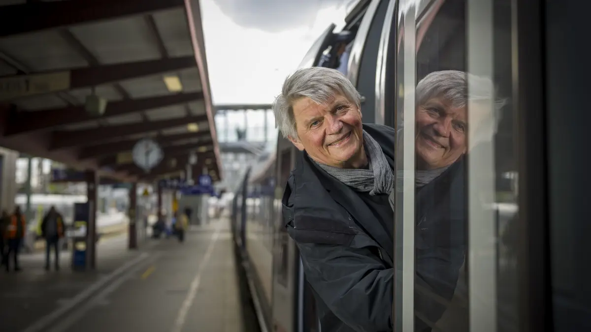 Martin Rivoirs letzte Fahrt nach Stuttgart als Landtagsabgeordneter: Bahnhof, Gleis 1