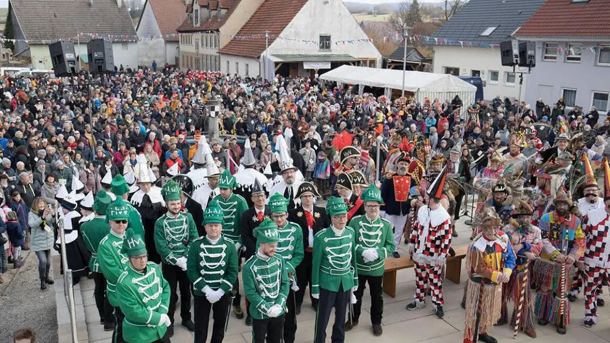 Immer wieder sehr besonders: die Aufführung des Narrengerichts zu Grosselfingen.