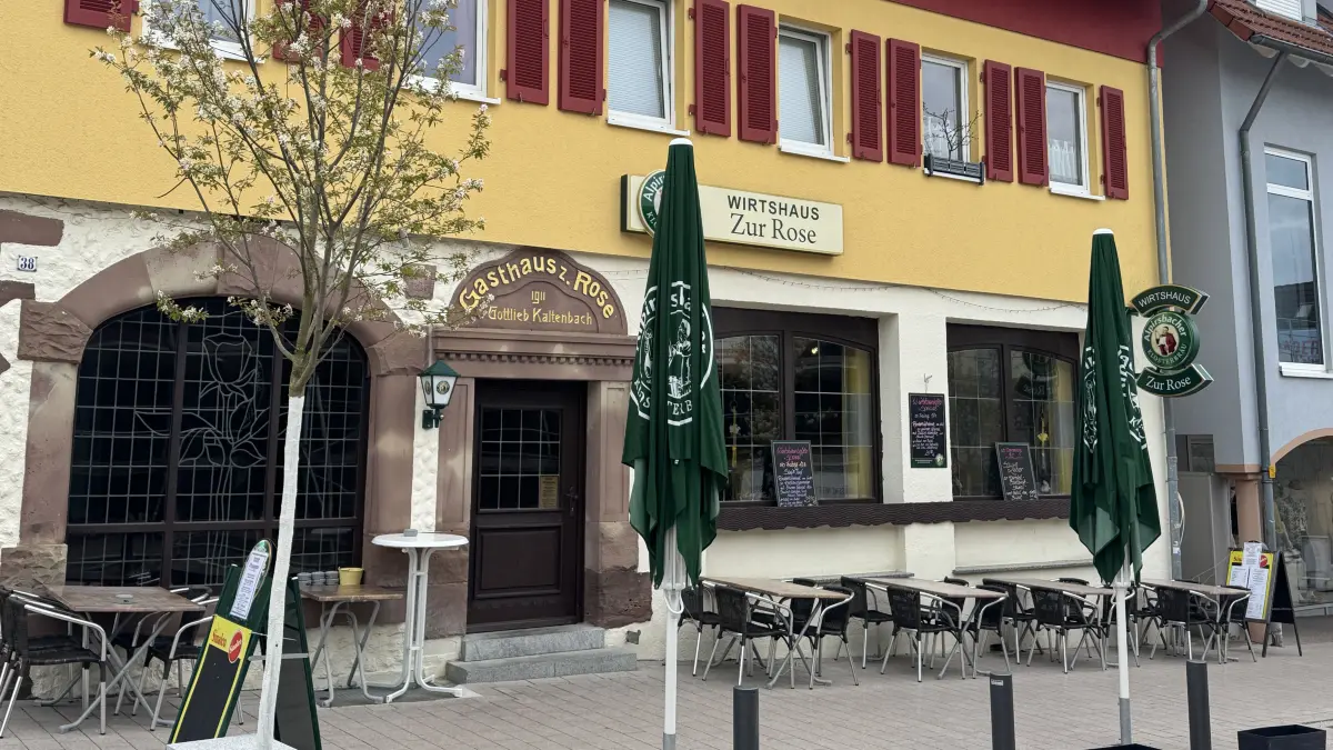 Das "Wirtshaus zur Rose" in Dornstetten ist wieder offen.