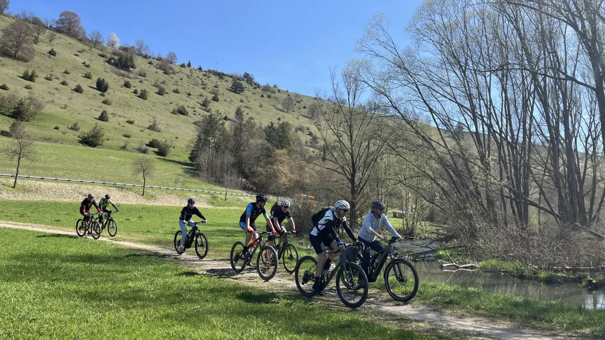 Radtour zu zehn Jahre Mobilitätszentrum Münsingen