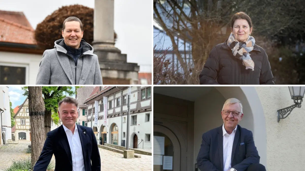 Bernd Mangold (links) und Jörg Seibold, noch Bürgermeister in Berghülen und Blaubeuren sowie Sendens Bürgermeisterin Claudia Schäfer-Rudolf sehen die Forderungen kritisch.