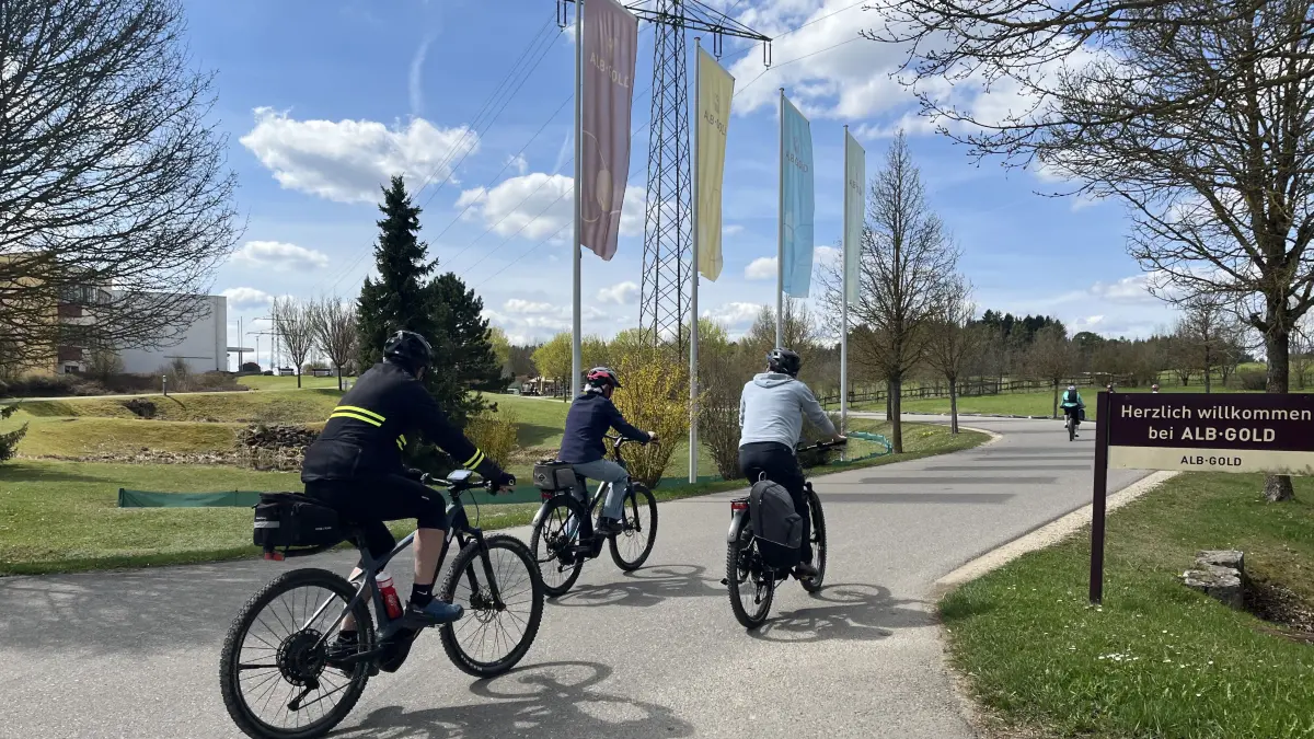Radtour zu zehn Jahre Mobilitätszentrum Münsingen