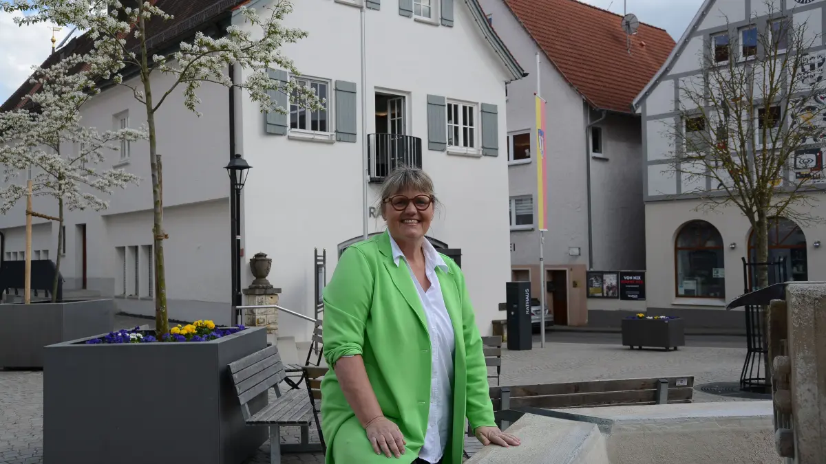 Ulrike Holzbrecher steht seit vier Jahren an der Spitze der Stadt Hayingen.